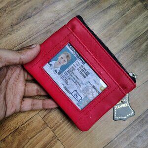 Leather coin pouch, Leather coin purse, Women's coin purse, Coin purse wallet